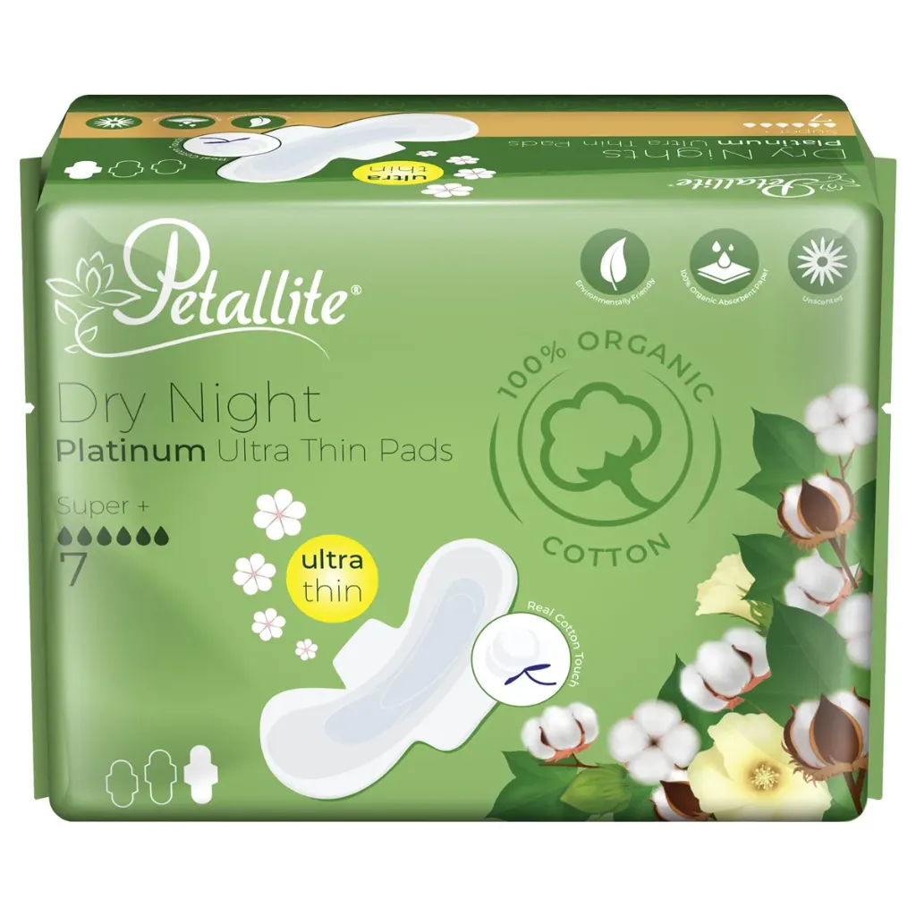 PETALLITE - Organic Sanitary Pads - Night