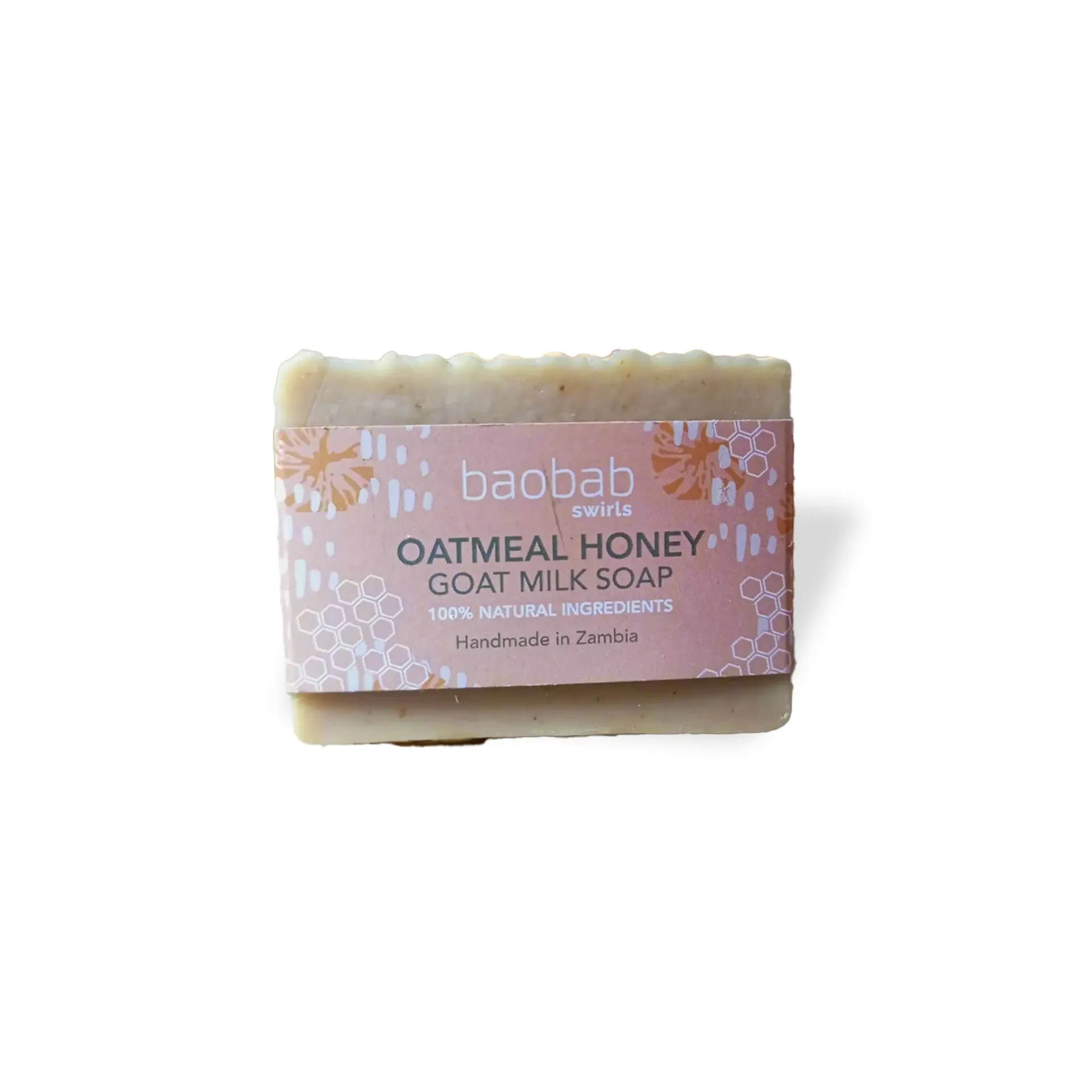 BAOBAB SWIRLS - Oatmeal & Honey Soap 110g